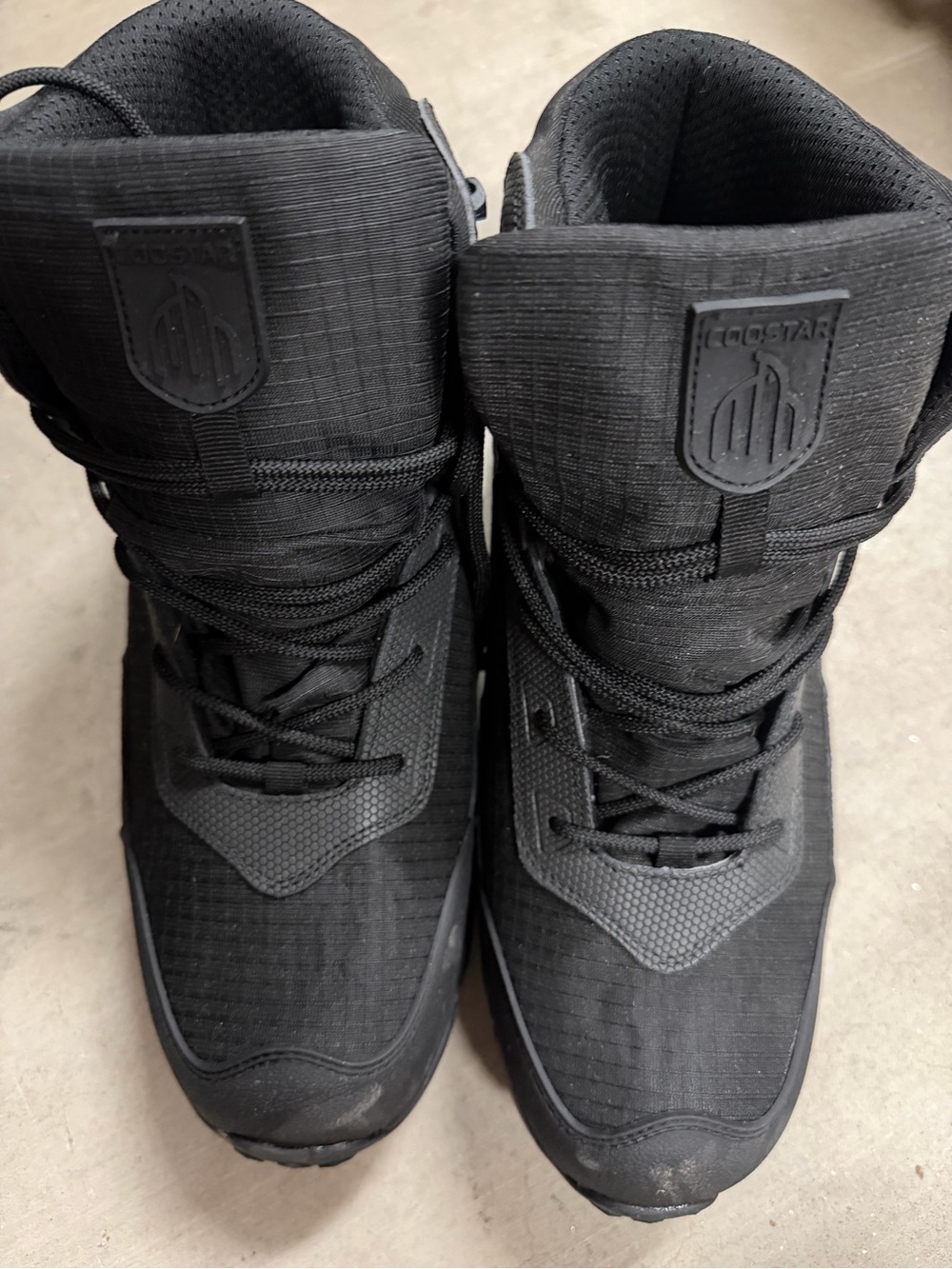 Men's Black Tactical Ankle Boots